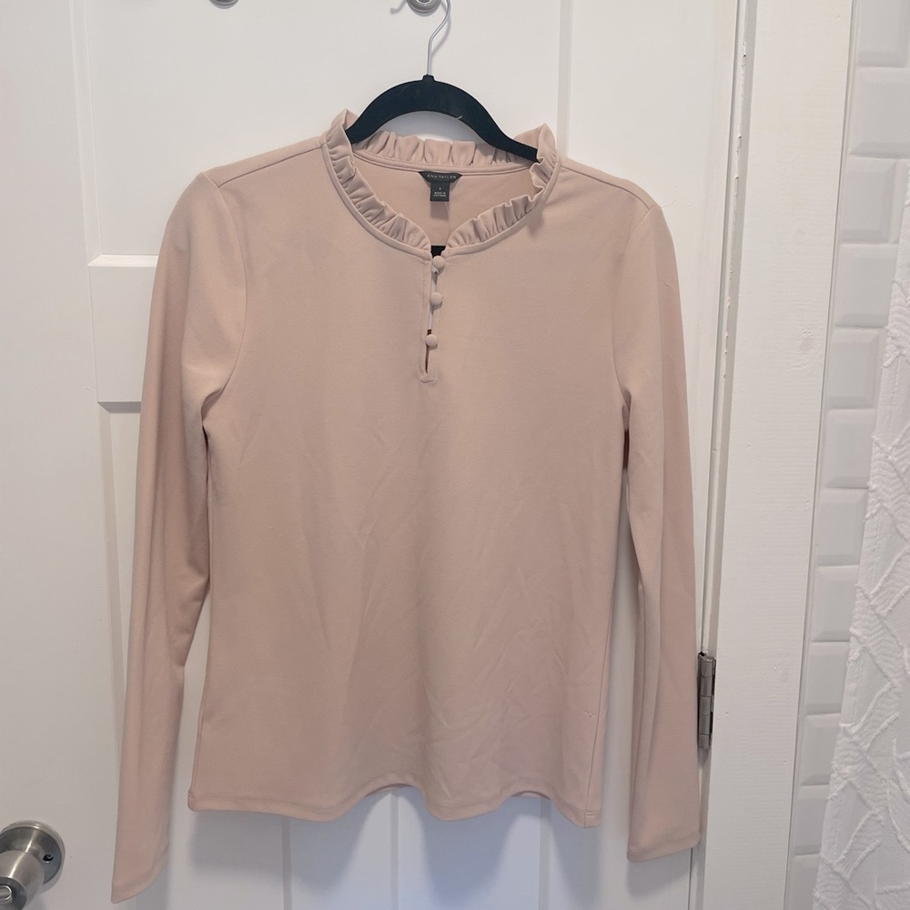 Ann Taylor pink blouse size small